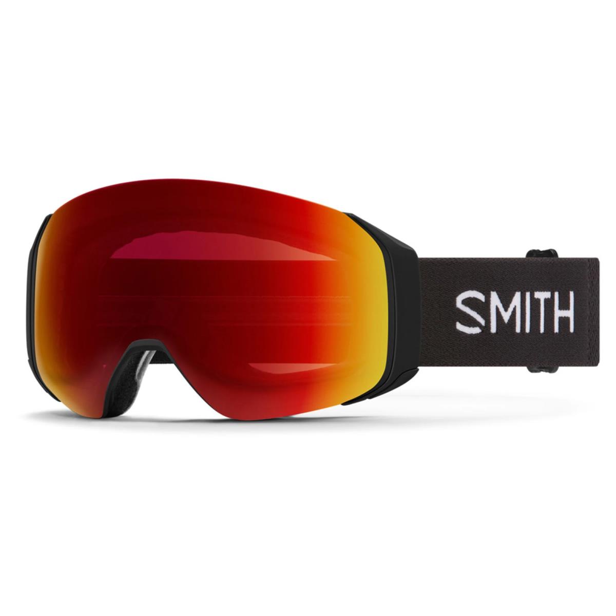 Smith 4D Mag S Goggle - M007600 Black/Cp Sun Red Mirr