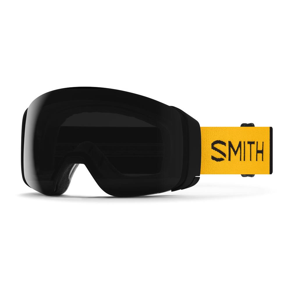 Smith 4D Mag Low Bridge Goggles -new- Asian Fit - Chromapop Lens + Extra Lens Gold Bar / 12% Sun Black + 50% Storm Rose