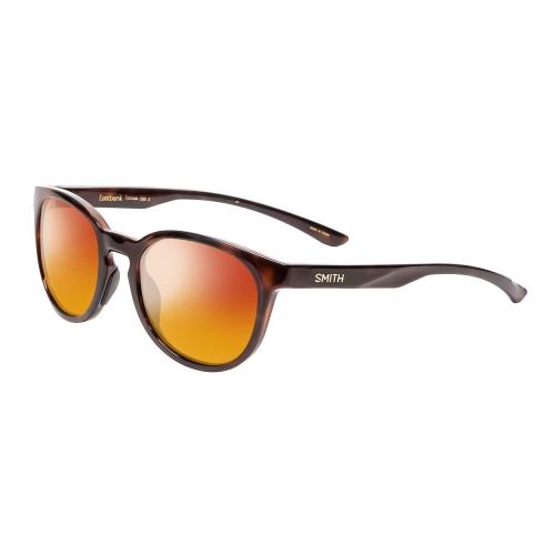 Smith Eastbank Unisex Polarized Sunglass 4 Option Round Tortoise Brown Gold 52mm Red Mirror Polar