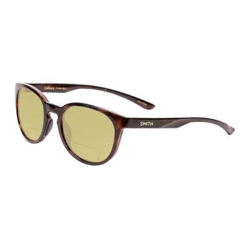 Smith Eastbank Unisex Polarized Bi-focal Sunglasses in Tortoise Brown Gold 52 mm Yellow