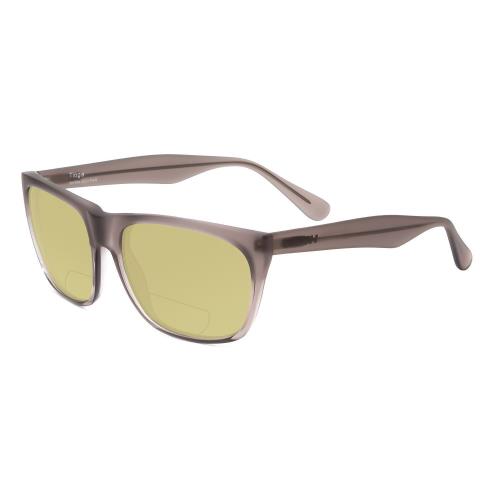 Smith Tioga Unisex Polarized Bi-focal Sunglass 41 Options Grey Crystal Fade 58mm Yellow