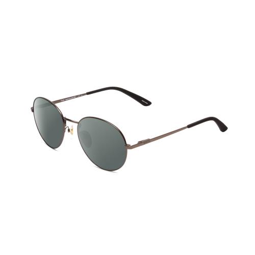 Smith Prep Unisex Round Polarized Sunglasses in Gun Metal Silver 53 mm 4 Options Smoke Grey Polar