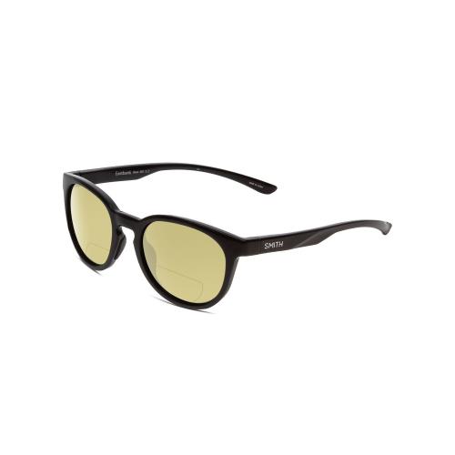 Smith Eastbank Unisex Round Polarized Bi-focal Black Sunglasses 52 mm 41 Options Yellow