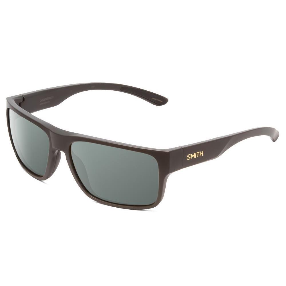 Smith Soundtrack Unisex Polarized Sunglasses in Matte Gravy Grey 61 mm 4 Options Smoke Grey Polar