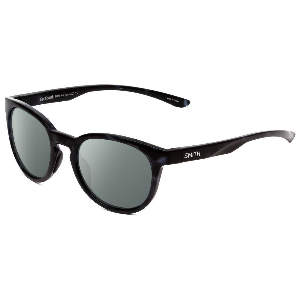 Smith Eastbank Round Polarized Sunglass Black Ice Tortoise Marble 52mm 4 Options Smoke Grey Polar