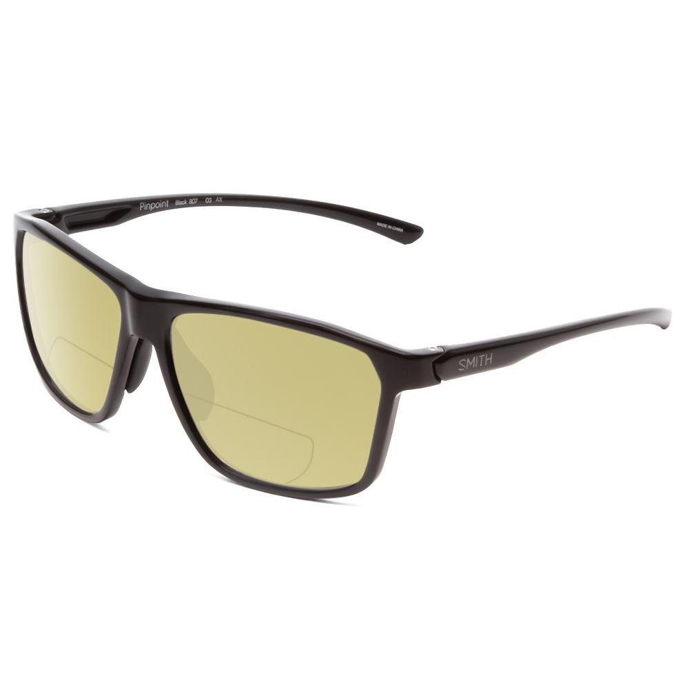 Smith Pinpoint Polarized Bi-focal Sunglasses Black 59 mm Choose Lens Color Power Yellow