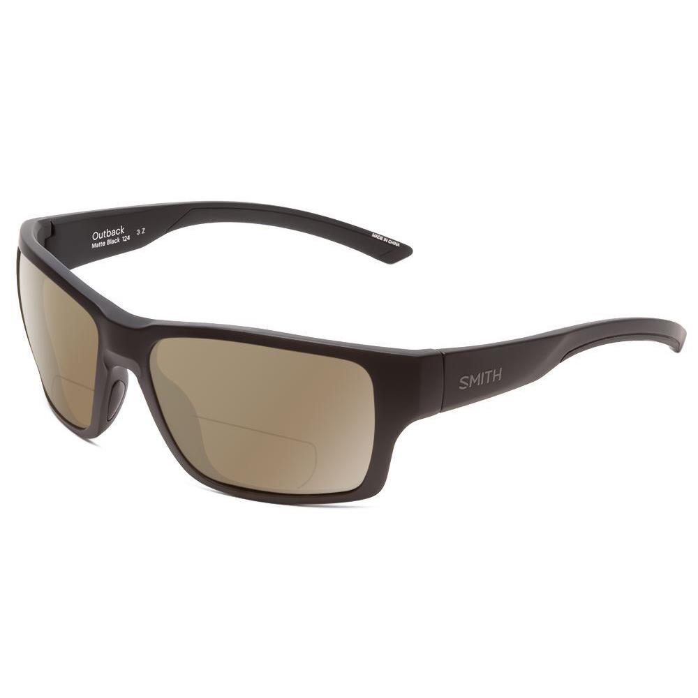 Smith Outback Polarized Bi-focal Sunglasses in Matte Black 59 mm 41 Lens Options - Frame: Multicolor, Lens: Brown