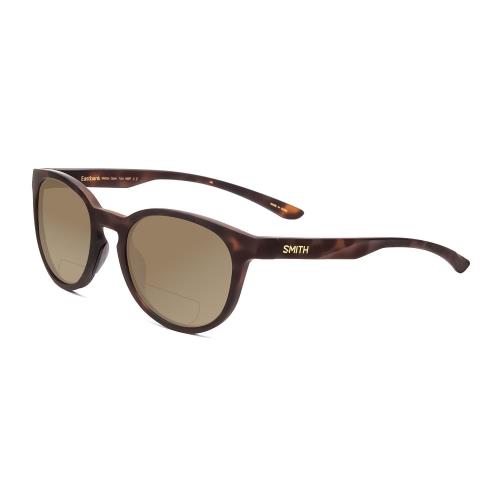 Smith Eastbank Polarized Bi-focal Sunglasses in Matte Tortoise Brown Gold 52 mm Brown