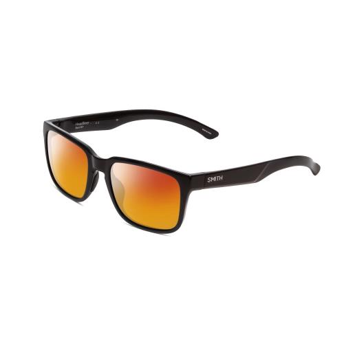 Smith Headliner Unisex Square Polarized Sunglasses in Gloss Black 55mm 4 Options Red Mirror Polar