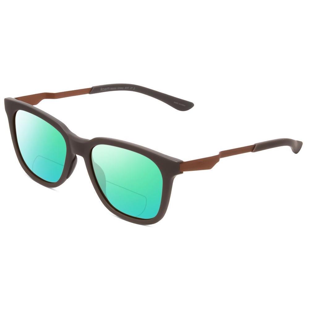 Smith Roam Classic Polarized Bi-focal Sunglasses Matte Gravy Grey 53mm 41 Option - Frame: Multicolor, Lens: Green Mirror