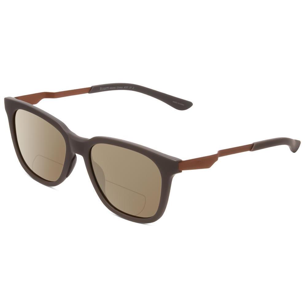 Smith Roam Classic Polarized Bi-focal Sunglasses Matte Gravy Grey 53mm 41 Option Brown