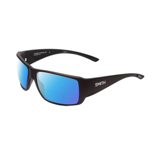 Smith Guide Choice XL Unisex Polarized Bi-focal Sunglasses 41 Option Black 63 mm - Frame: Multicolor, Lens: Blue Mirror