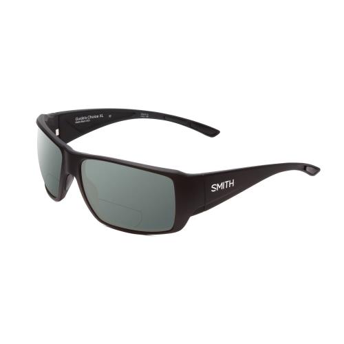 Smith Guide Choice XL Unisex Polarized Bi-focal Sunglasses 41 Option Black 63 mm Grey