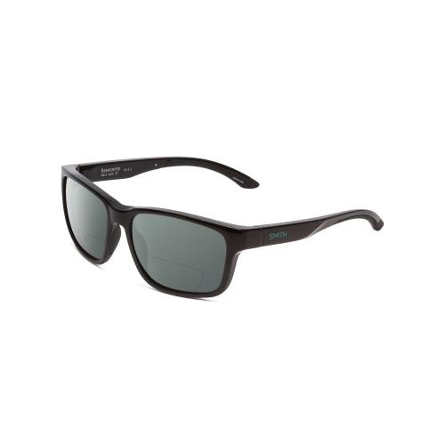 Smith Basecamp Polarized Bi-focal Sunglasses in Black Jade Green 58mm 41 Options Grey