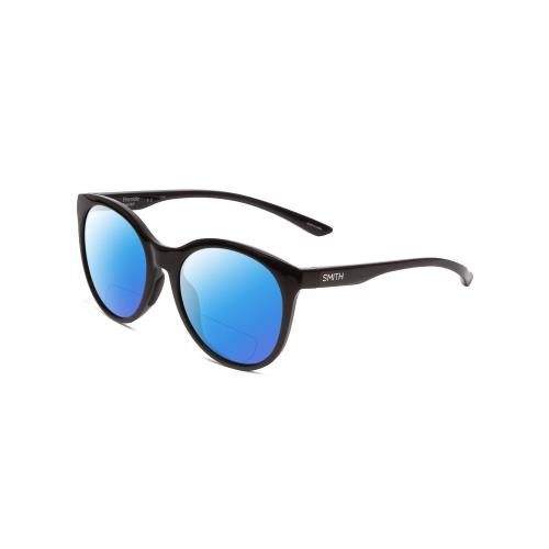 Smith Bayside Unisex Polarized Bi-focal Sunglasses Black Cateye 54 mm 41 Options - Frame: Multicolor, Lens: Blue Mirror