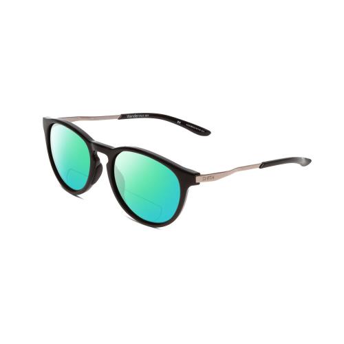 Smith Wander Round Unisex Polarized Bi-focal Sunglasses in Black 55mm 41 Options Green Mirror