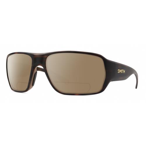 Smith Castaway Unisex Polarized Bifocal Sunglasses in Tortoise Havana Brown 63mm