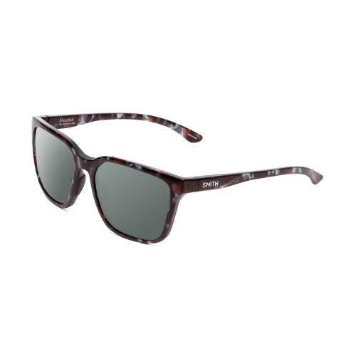 Smith Shoutout Unisex Polarize Sunglasses 4 Option Retro Sky Tortoise Brown 57mm - Frame: Multicolor, Lens: Smoke Grey Polar