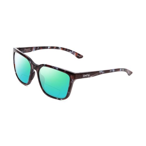 Smith Shoutout Polarized Bi-focal Sunglasses 41 Options Sky Tortoise Brown 57 mm Green Mirror