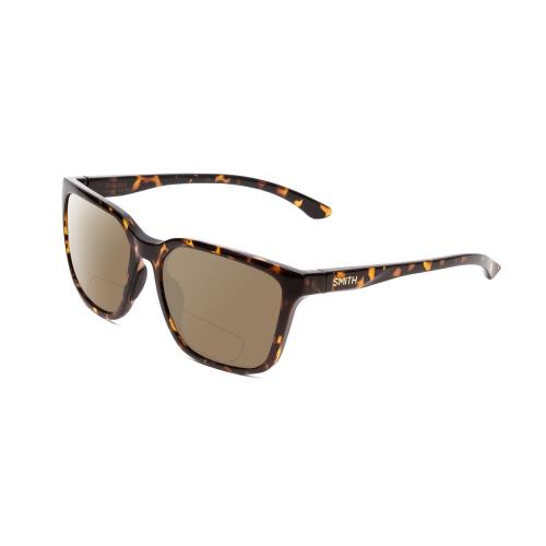 Smith Shoutout Polarize Bi-focal Sunglasses 41 Option Vintage Tortoise Gold 57mm Brown