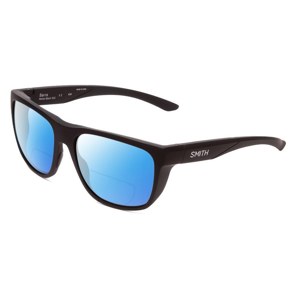 Smith Barra Classic 59mm Designer Polarized Bi-focal Sunglasses Black 41 Options Blue Mirror