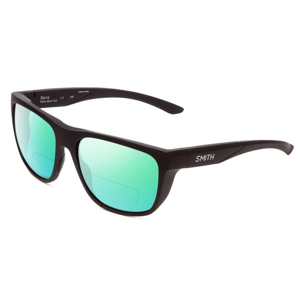 Smith Barra Classic 59mm Designer Polarized Bi-focal Sunglasses Black 41 Options Green Mirror