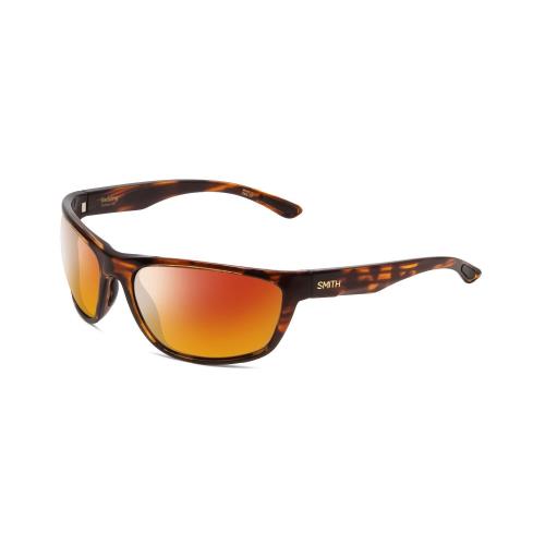 Smith Redding Unisex Wrap Polarized Sunglasses in Tortoise Brown 62 mm 4 Options Red Mirror Polar