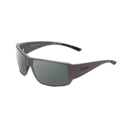 Smith Guides Choice Unisex Polarized Bi-focal Sunglasses 41 Options in Grey 63mm Grey