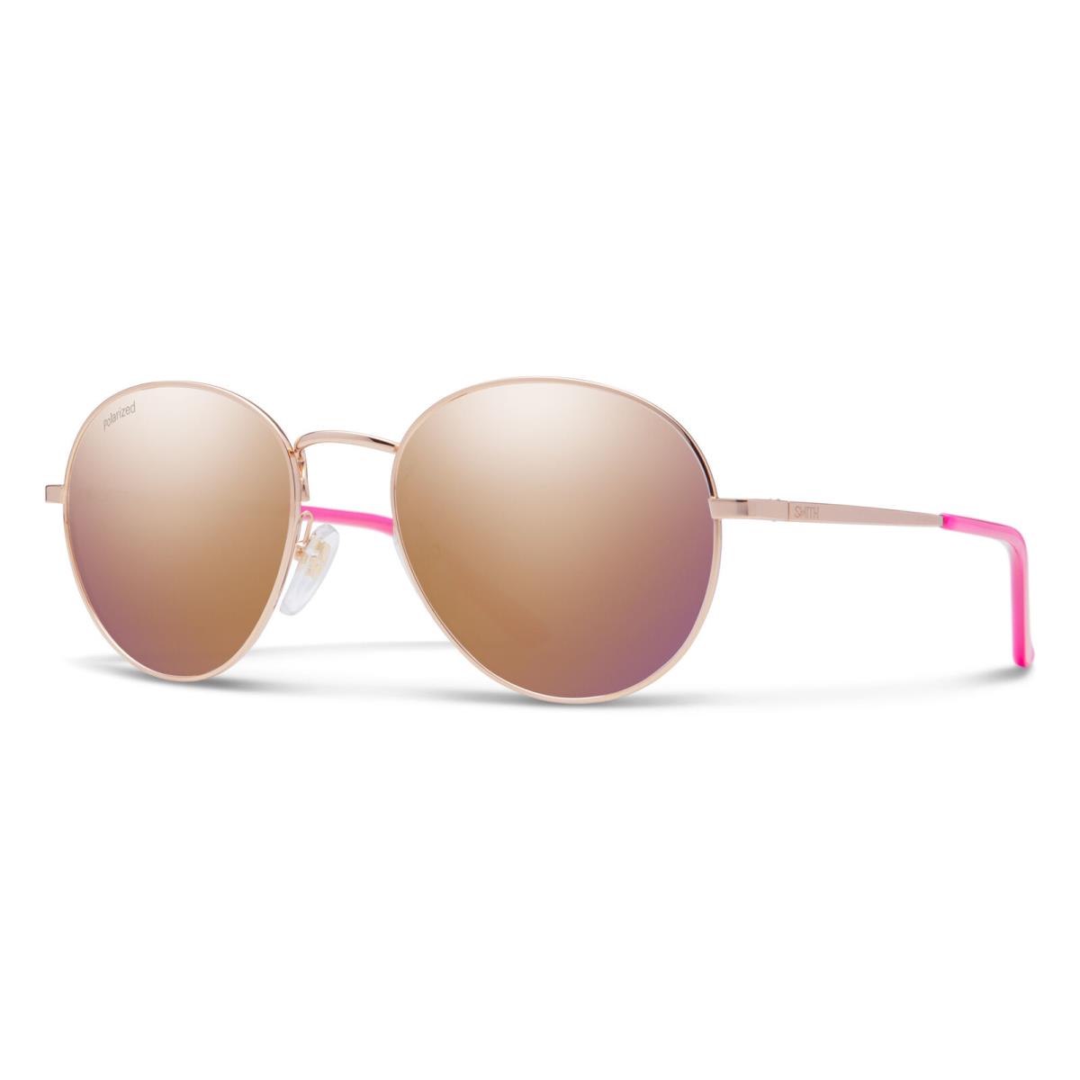 Smith Prep Rose Gold Polarized Rose Gold 53 mm Unisex Sunglasses