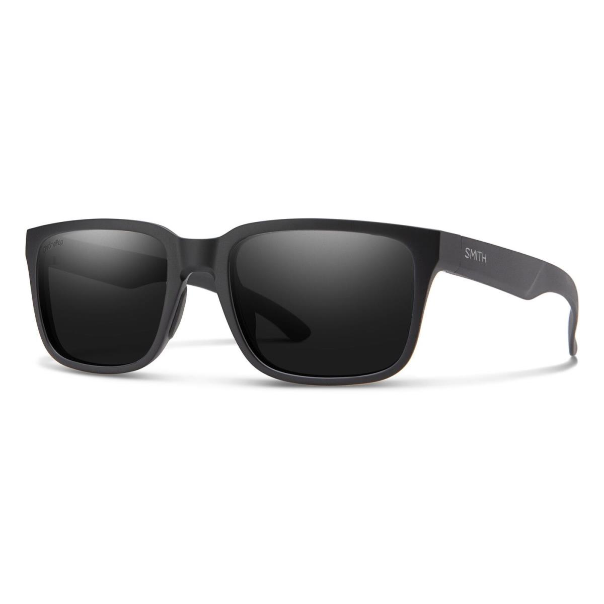 Smith Headliner Sunglasses Matte Black Frame Chromapop Polarized Black Lens