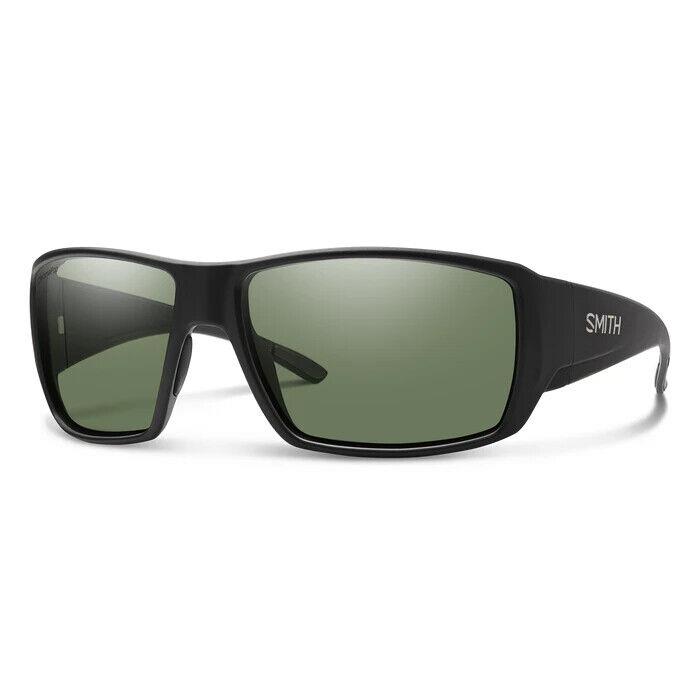 Smith Guides Choice Sunglasses - Matte Black W/chromapop Polarized Gray Green