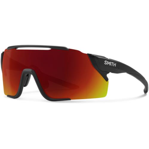 Smith Attack Mag Sunglasses Black/photochromic Chromapop Red Mirror Lens