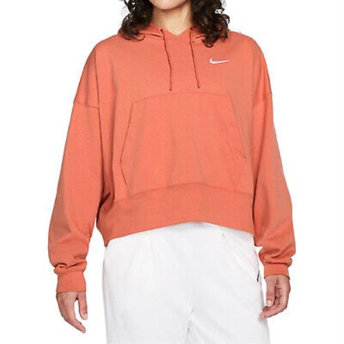 Nike Sportswear Oversized Jersey Pullover Hoodie Womens Style : Dm6417