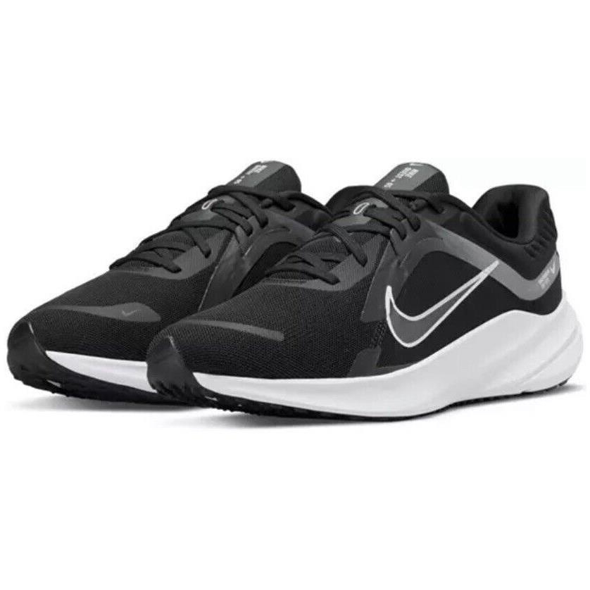 Men`s Nike DD0204 001 Nike Quest 5 Black/white Casual Shoes Sneakers