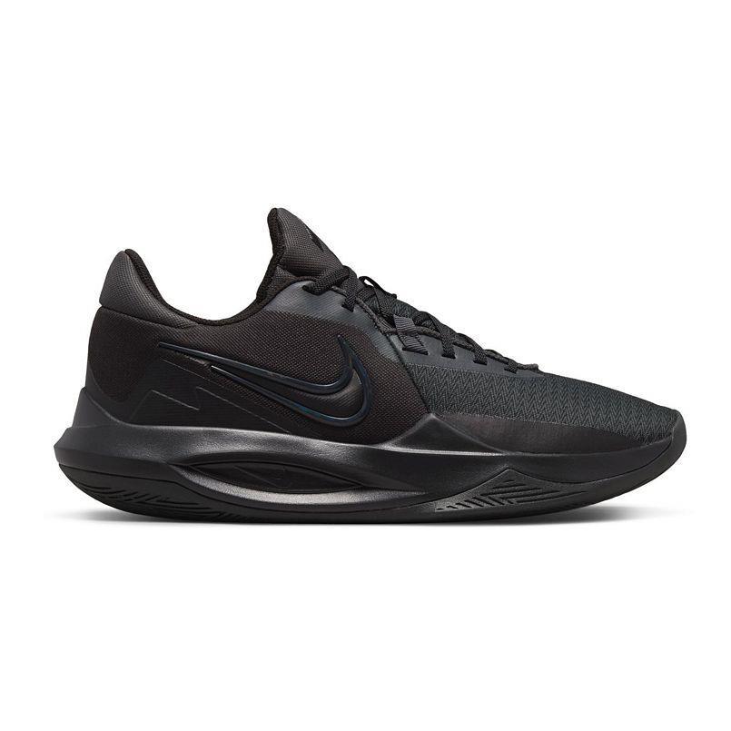Nike Precision 6 Men`s Basketball Shoes Black/black Size 9 9.5
