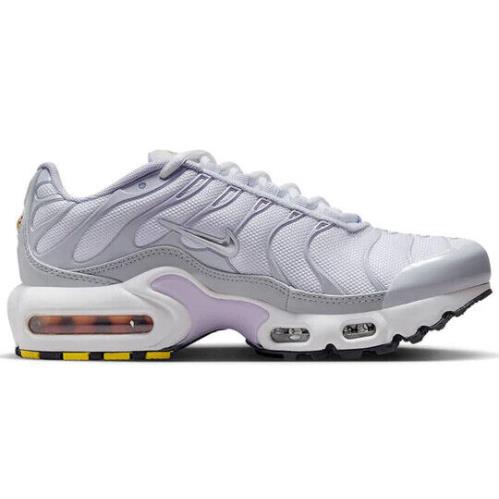 Nike Air Max Plus CD0609-108 GS Youth Pure Platinum Running Sneaker Shoes NR6055 - Pure Platinum Violet Frost