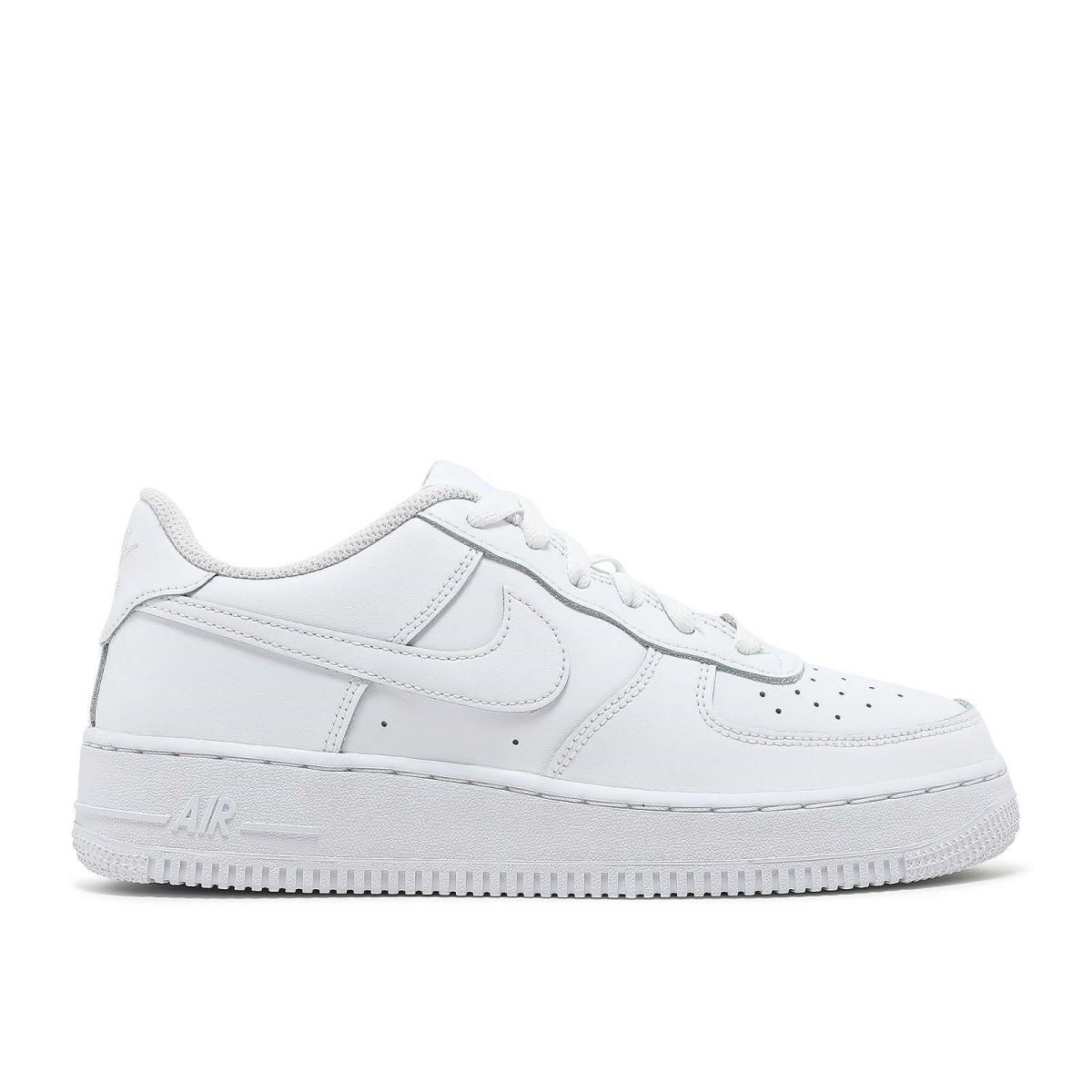 Grade School Youth Size Nike Air Force 1 LE `triple White` DH2920 111
