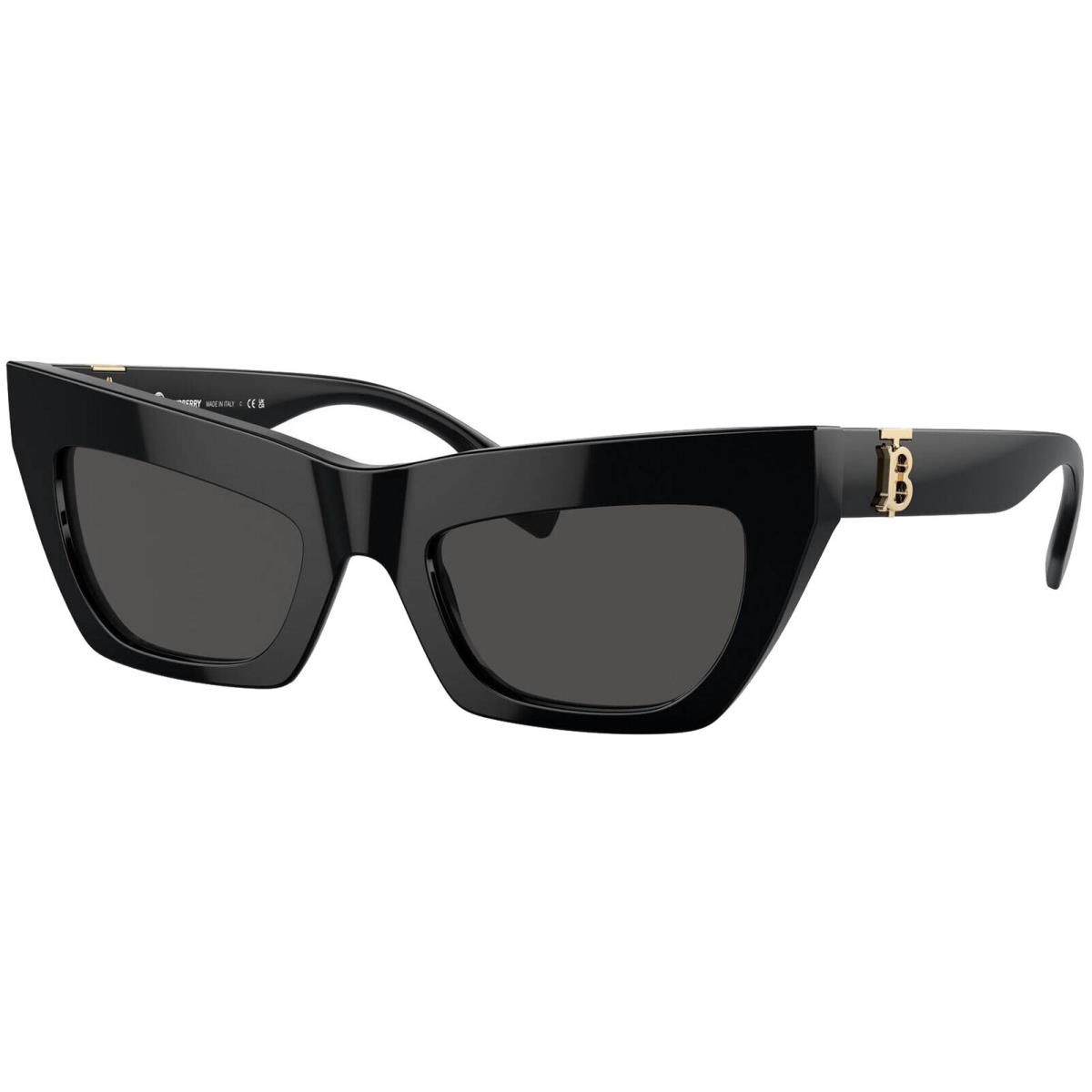 Burberry Women`s Black Geometric Cat Eye Sunglasses - BE4405F 300187 51 - Italy