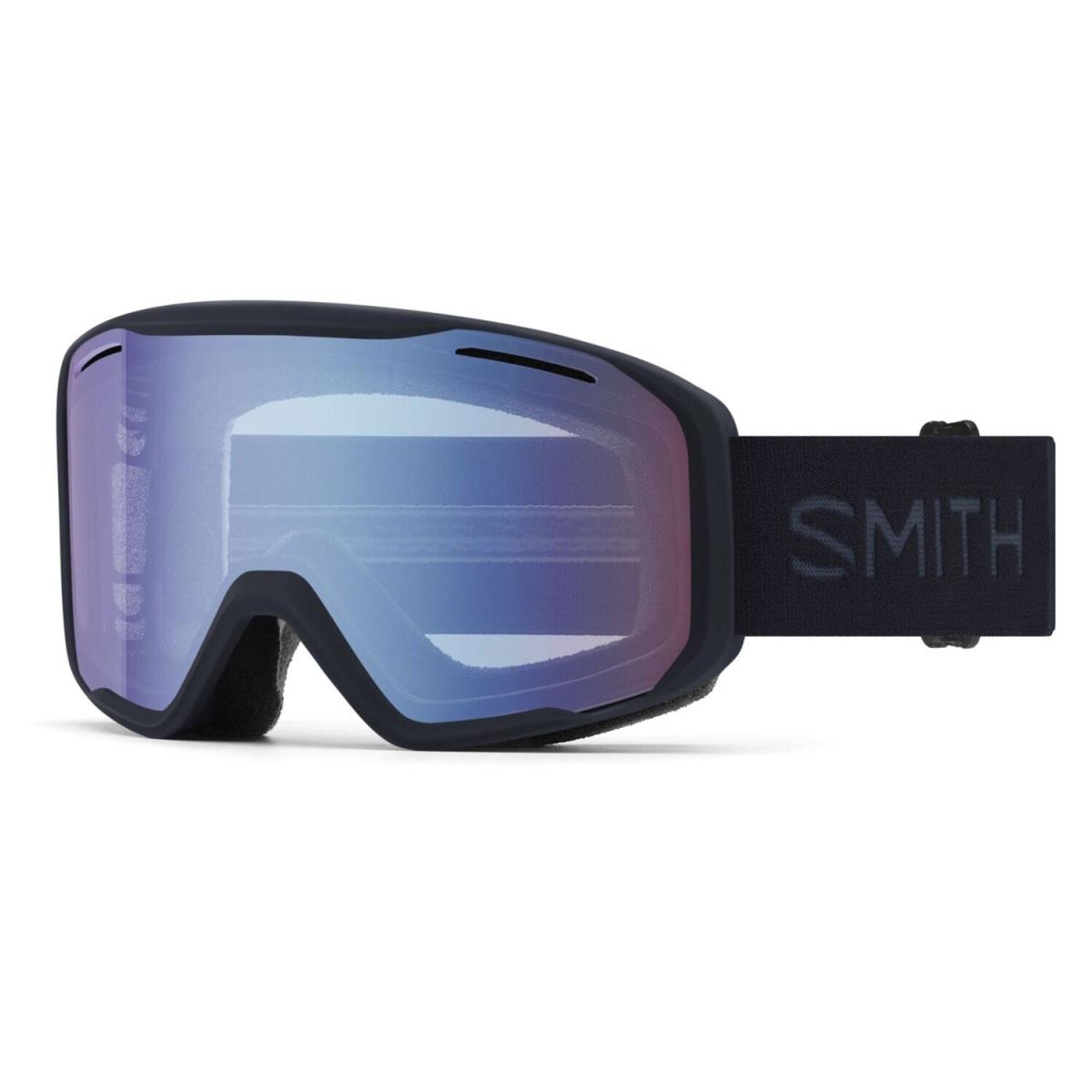 Smith Blazer Ski / Snow Goggles Midnight Navy Frame Blue Sensor Mirror Lens