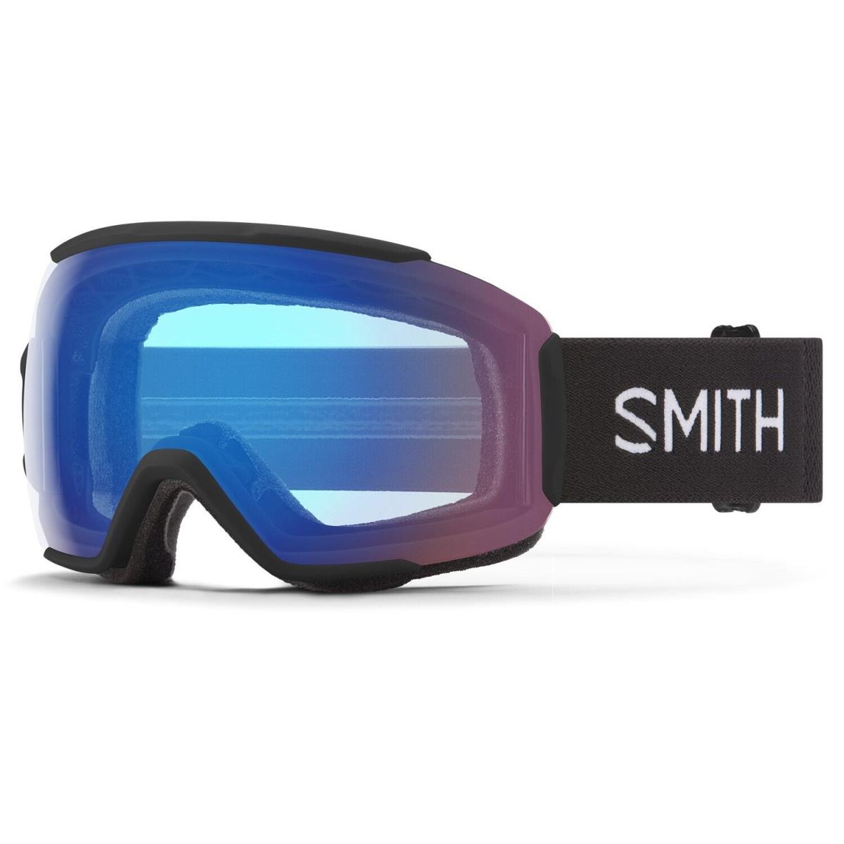 Smith Sequence Otg Ski/snow Goggles Black Frame Chromapop Storm Rose Flash Lens