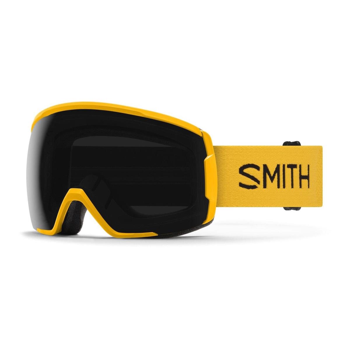 Smith Proxy Ski / Snow Goggles Gold Bar Frame Chromapop Sun Black Lens