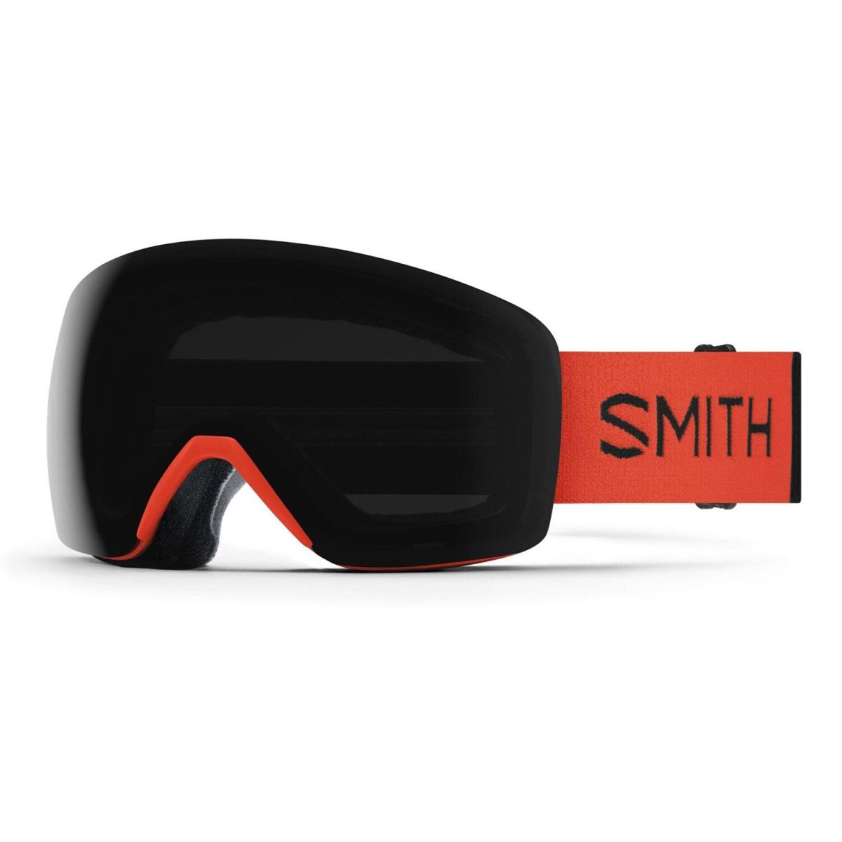 Smith Skyline Ski / Snow Goggles Poppy Frame Chromapop Sun Black Lens