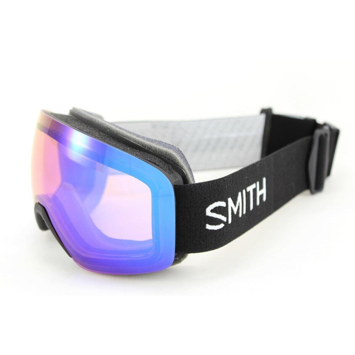 Smith Skyline Snow Goggles Black Frame Chromapop Photochromic Rose Flash Lens