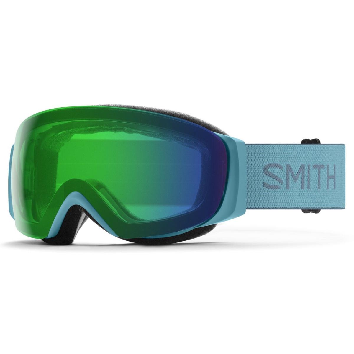 Smith I/o Mag S Ski /snow Goggles Storm Frame Everyday Green Mirror +bonus - Frame: Blue