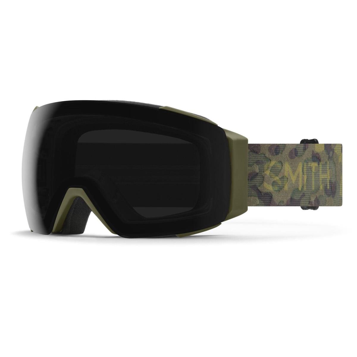 Smith I/o Mag Ski and Snow Goggles Vintage Camo Chromapop Sun Black +bonus