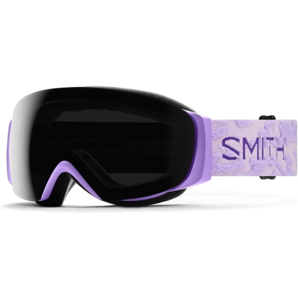 2024 Smith I/o Mag S Women`s Peri Dust Peel Cps Black Mirror Lens Ski Goggles