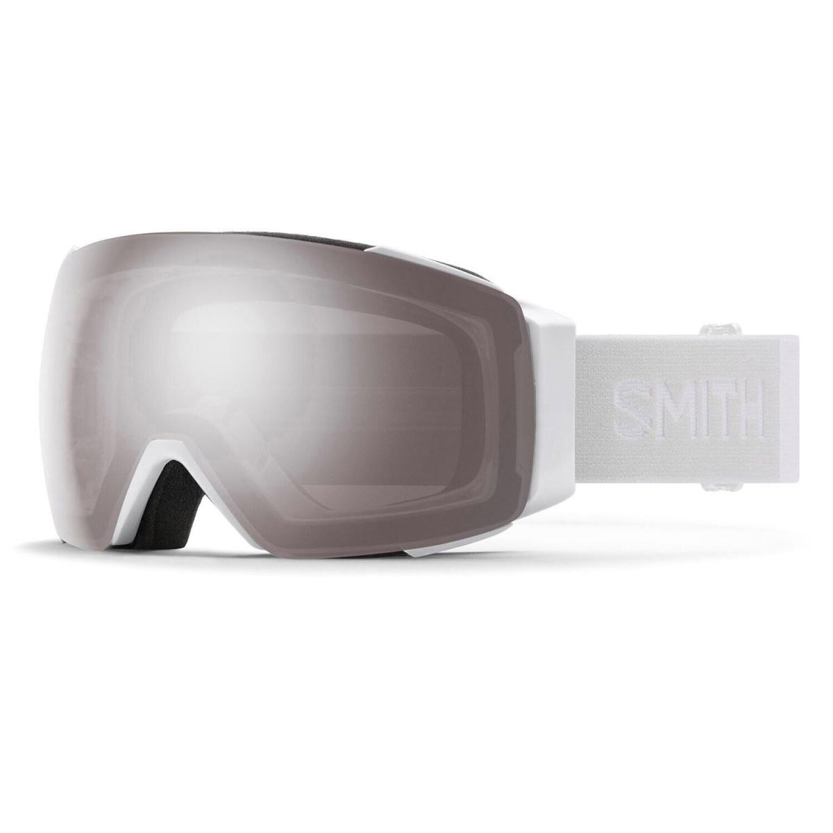 Smith I/o Mag Ski / Snow Goggles White Vapor Sun Platinum Mirror - Frame: White
