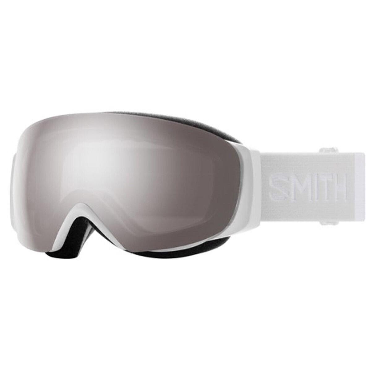 Smith I/o Mag S Snow Goggles White Vapor Sun Platinum Mirror Lens 2023