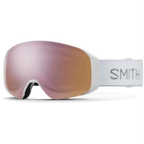 Smith 4D Mag S Goggles White Chunky Knit