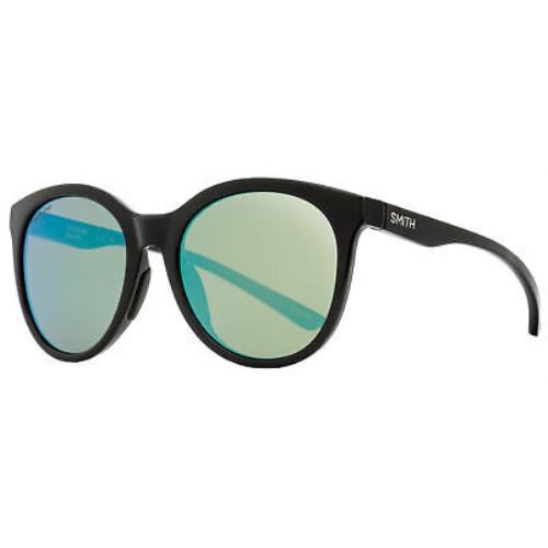 Smith Polarized Sunglasses Bayside 807QG Black 54mm - Frame: Black, Lens: Brown Polarized/Green Mirror
